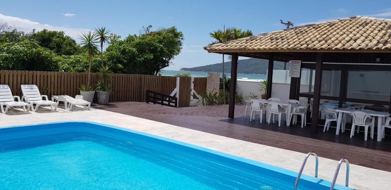 Apartamento Ilha Dos Patos Ingleses Na Beira Do Mar Флорианополис Экстерьер фото